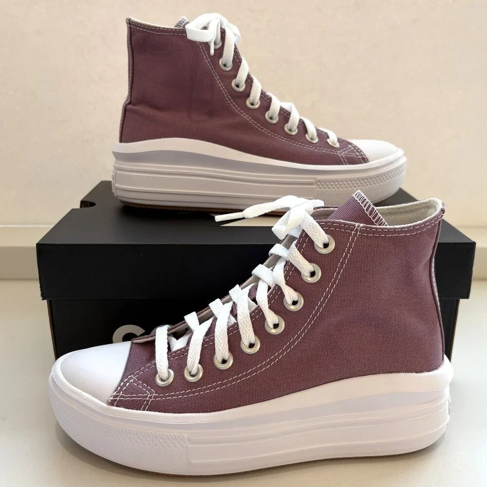 Converse Chuck Taylor All Star Move Hi Platform Sneakers CTAS Seasonal Dahlia